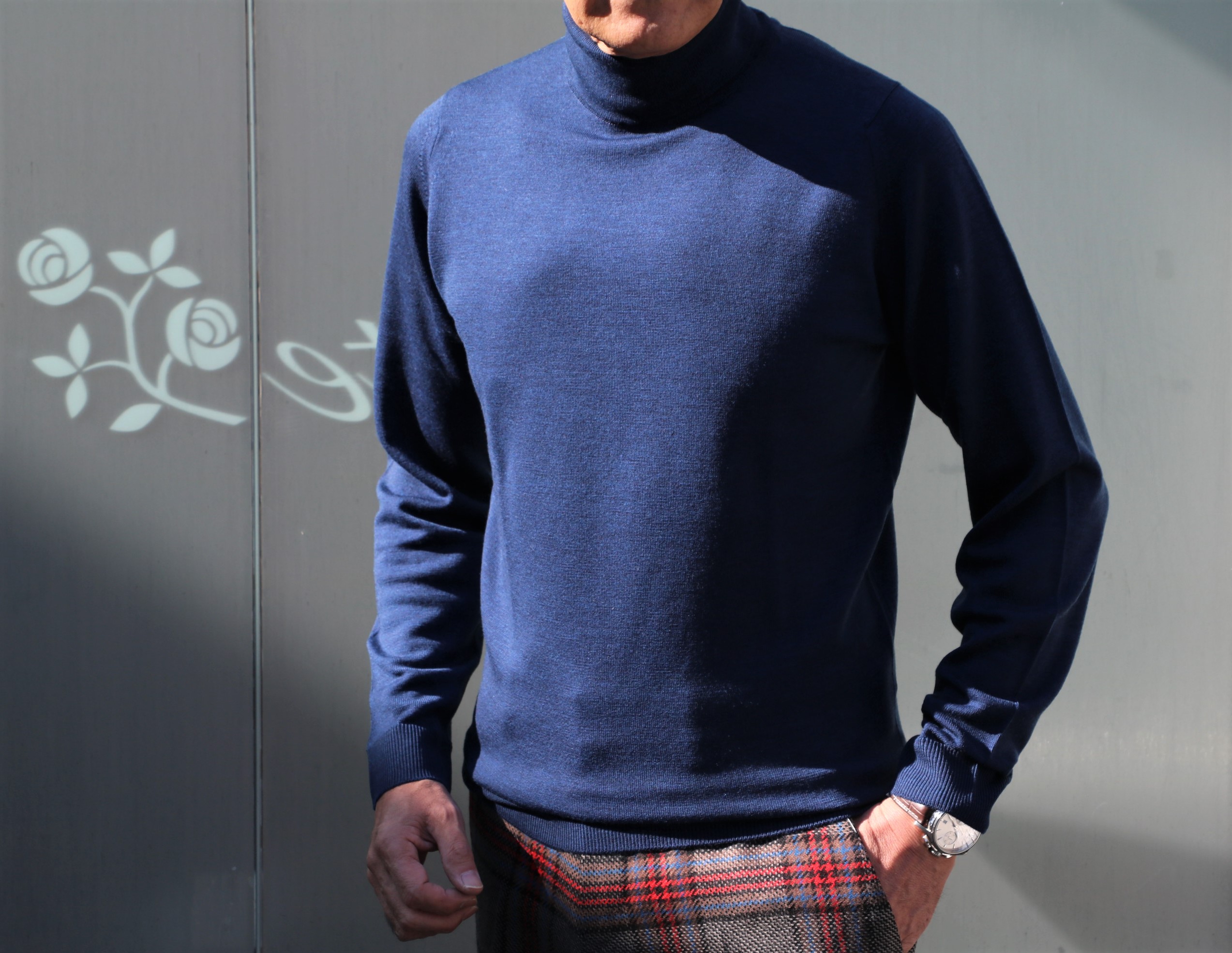 miさま専用 JOHN SMEDLEY タートルネックニット ジョンスメドレー JOHN